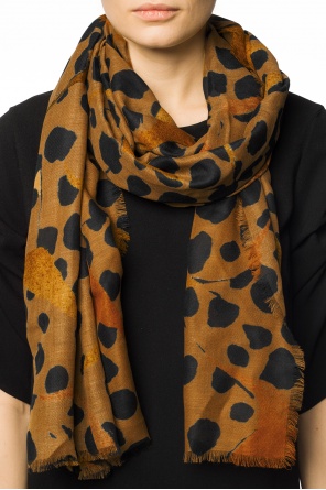 Leopard-printed scarf, zdjęcie 2 Leopard-printed scarf od Acne